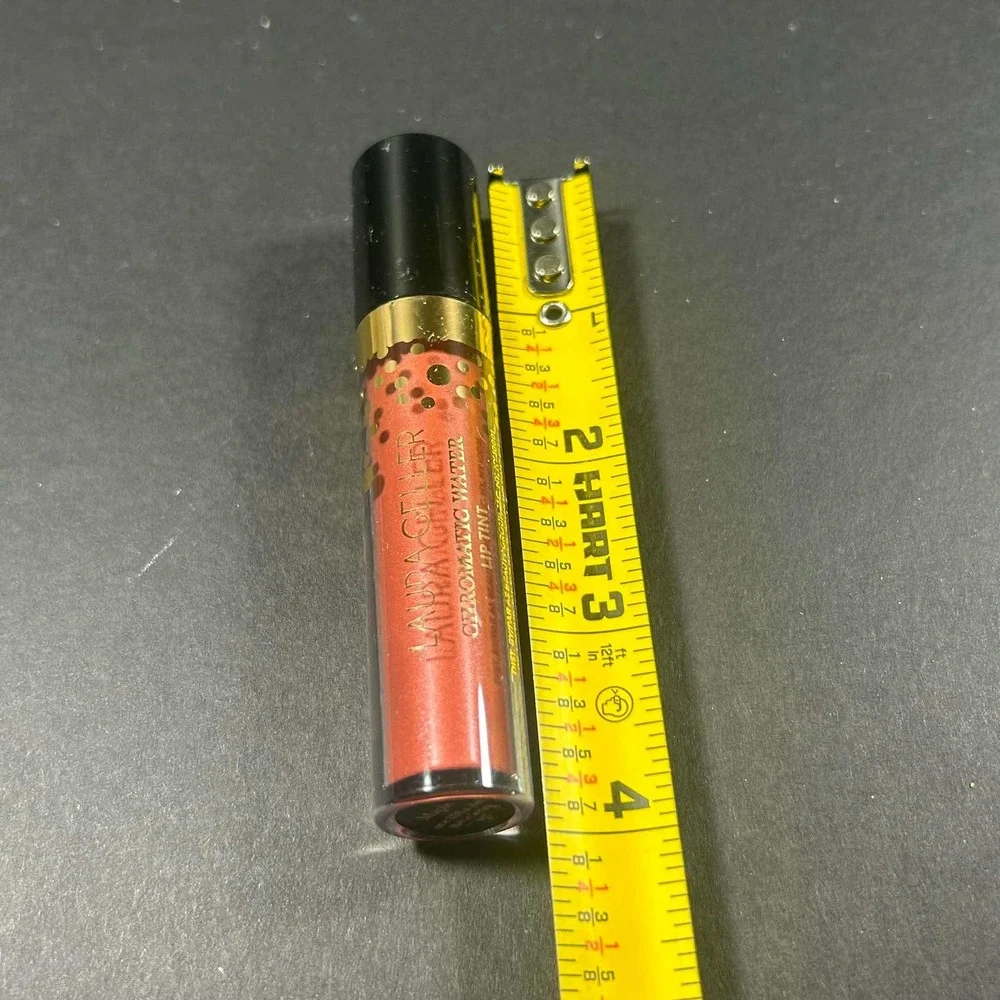 Laura Geller Chromatic Water Lip Tint Maple Shimmer Orange Brown‎ 0.13oz